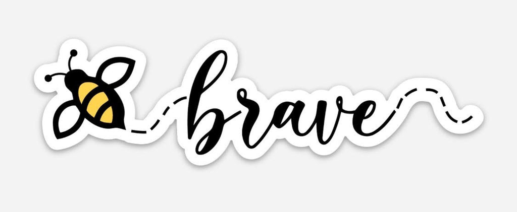 Bee Brave Stickers