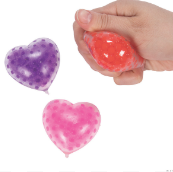 Heart Shaped Bead Stress Balls