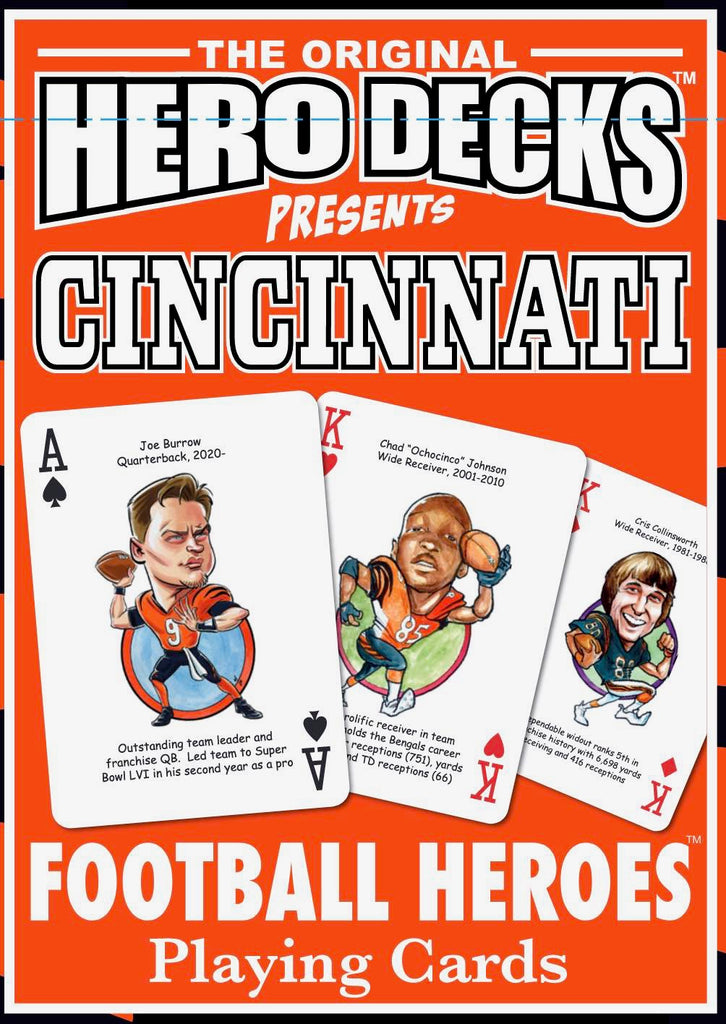 SPECIAL - SIGNED EDITION - Cincinnati Bengals Hero Playing Card