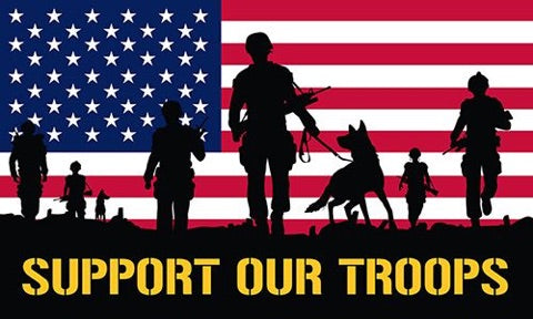 Support Our Troops Sticker